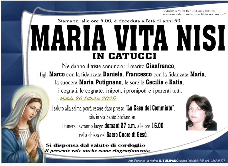 manifesto funebre