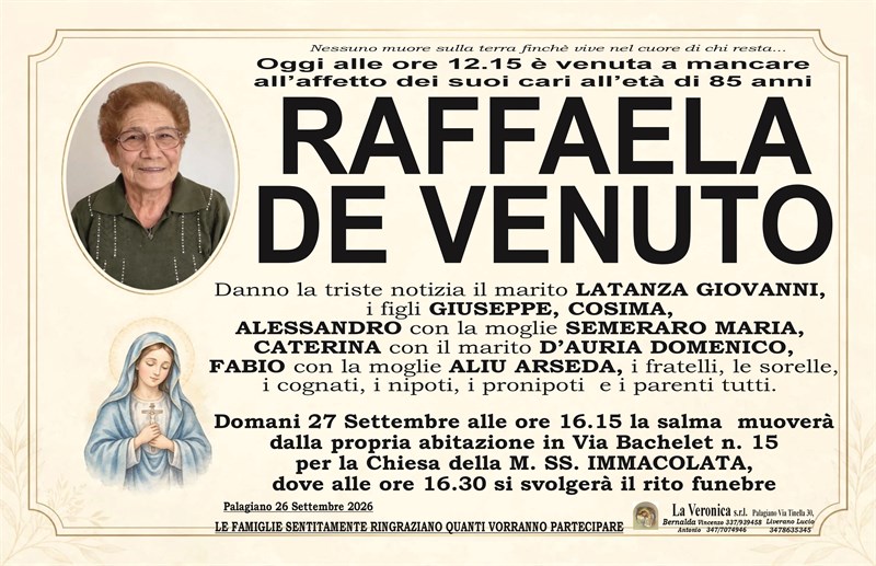 manifesto funebre