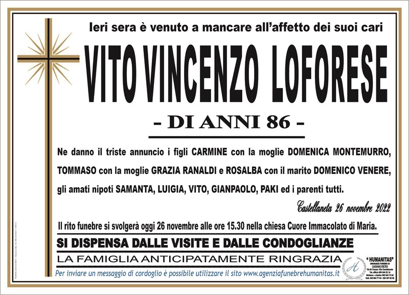 manifesto funebre