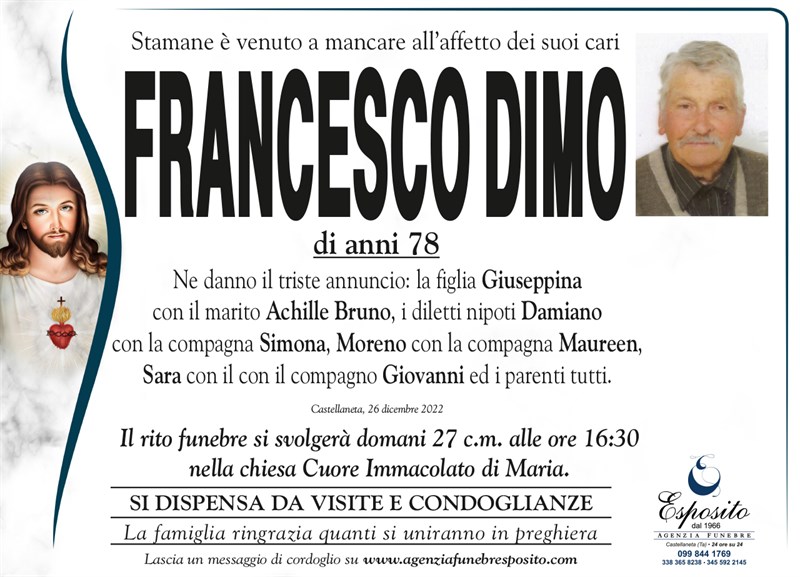 manifesto funebre
