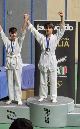 medaglia d'oro conquistata da Brando Losavio
