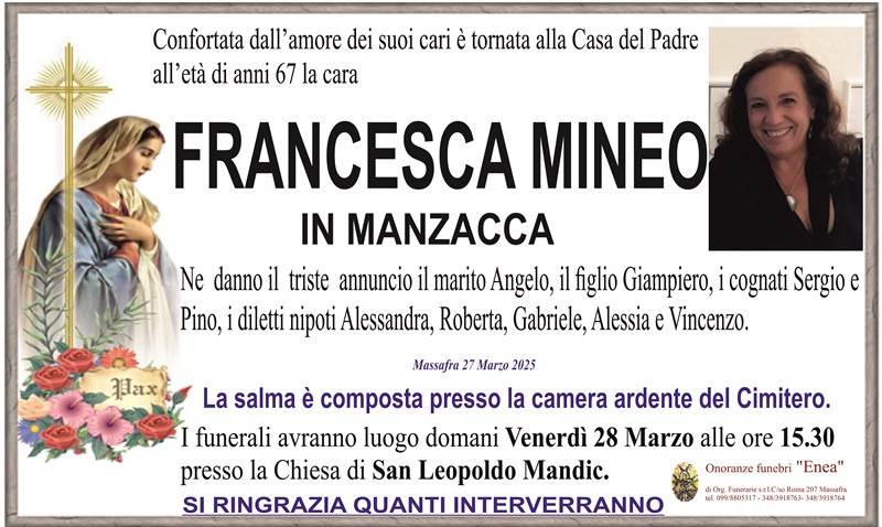 manifesto funebre