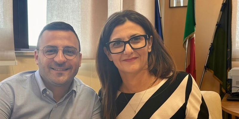 L'assessore Cacciapaglia e il sindaco Zaccaro