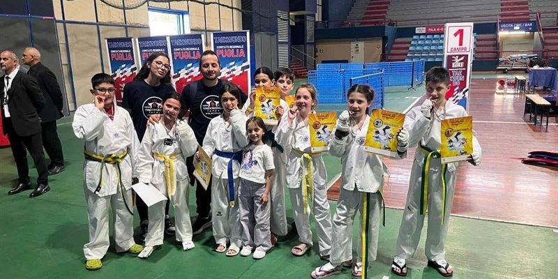 Taekwondo Taras Palagiano tra le grandi del Sud Italia
