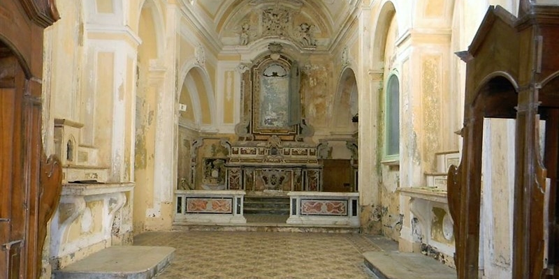Antica chiesa di Santa Chiara, interno Antica chiesa di Santa Chiara, interno