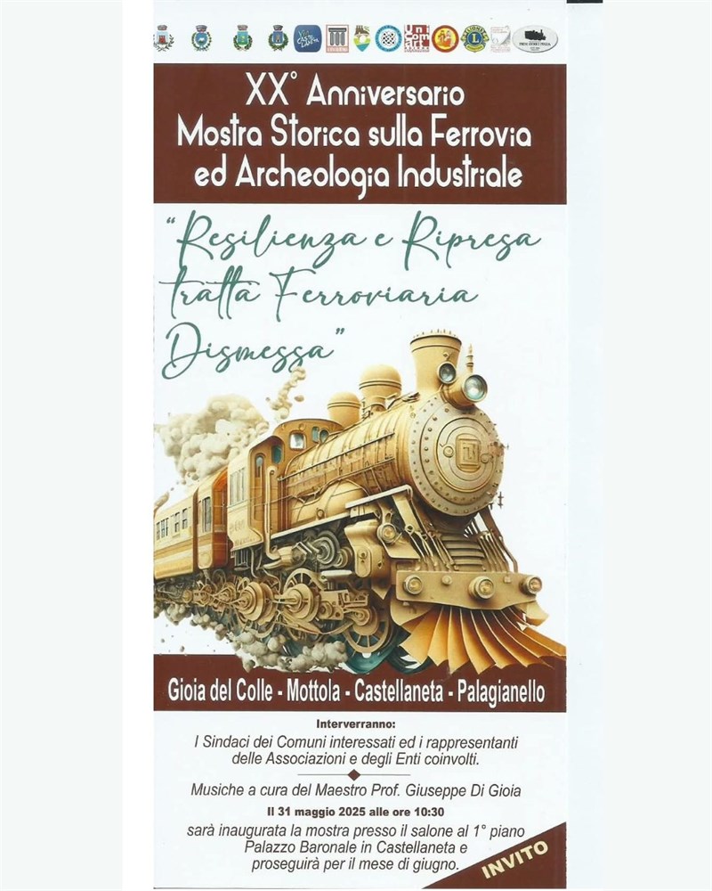 Ferrovia dismessa: mostra a Palazzo Baronale