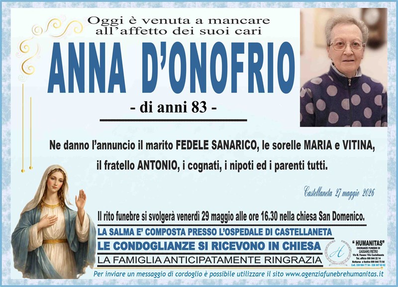 manifesto funebre