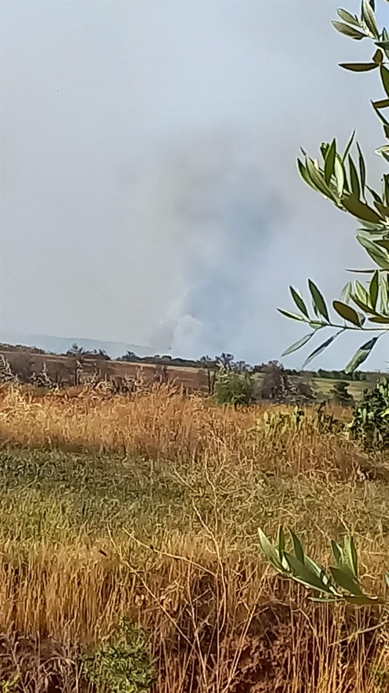 Incendio in località Gaudella Piccola