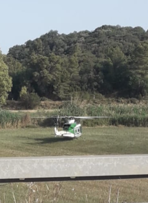 Incendio in località Gaudella Piccola