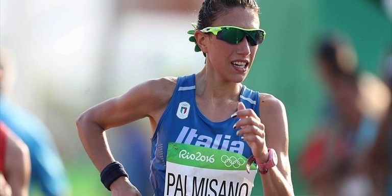 La marciatrice mottolese Antonella Palmisano La marciatrice mottolese Antonella Palmisano