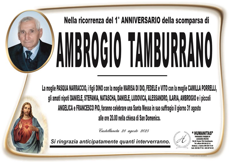 Anniversario di Ambrogio Tamburrano