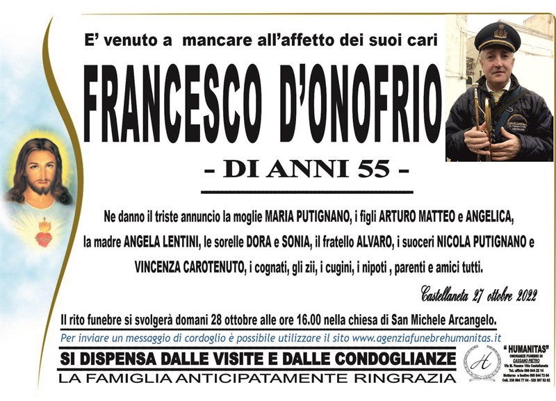 manifesto funebre