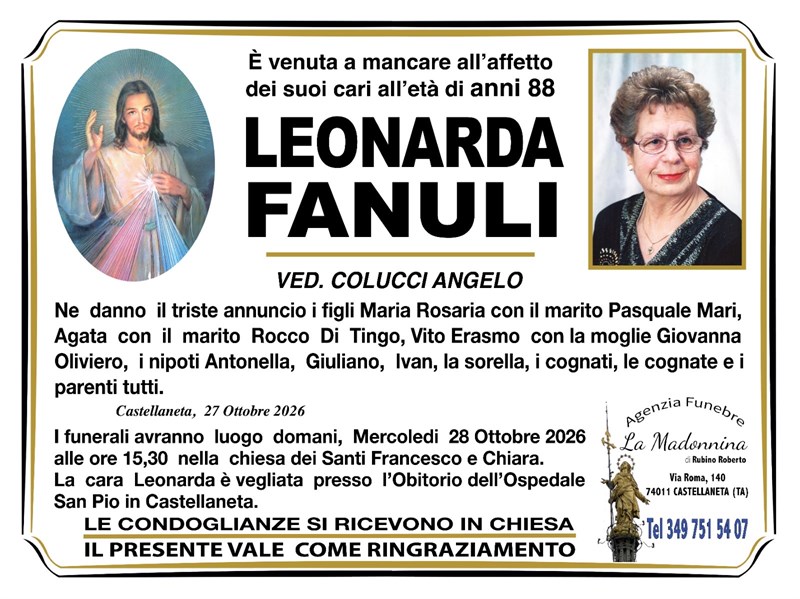 manifesto funebre