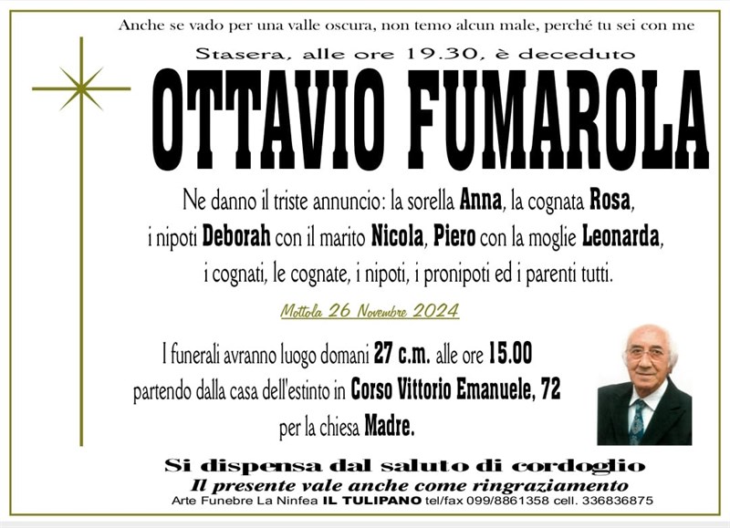 manifesto funebre