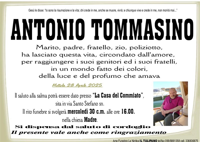 manifesto funebre