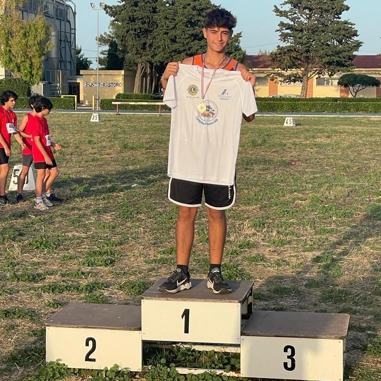 I giovani atleti vincitori della Marathon Massafra Junior