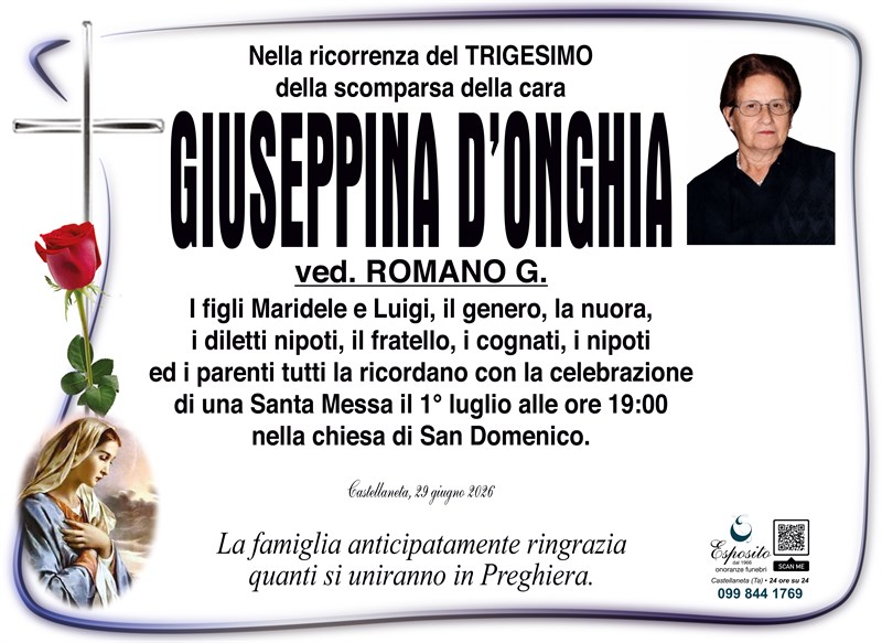 Giuseppina D'Onghia