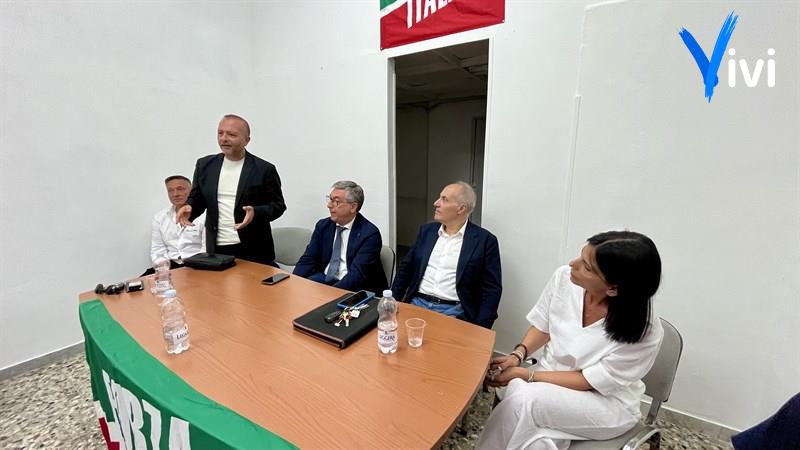 L’inaugurazione della sede di Forza Italia
