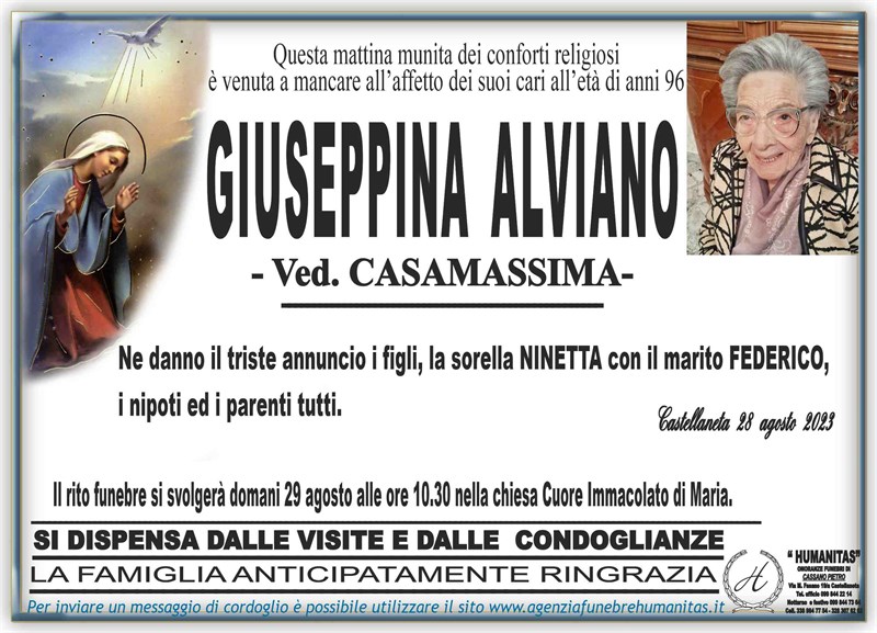 Trigesimo di Giuseppina Alviano
