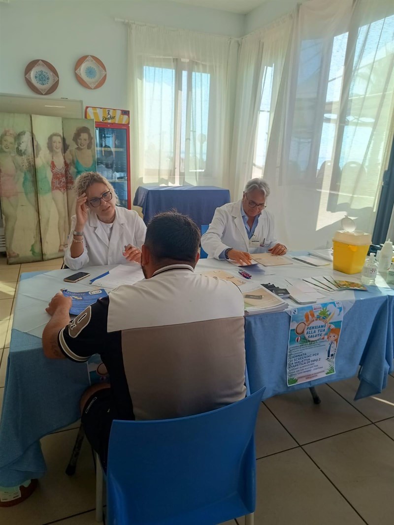Prevenzione estiva: screening gratuito per il diabete a Chiatona