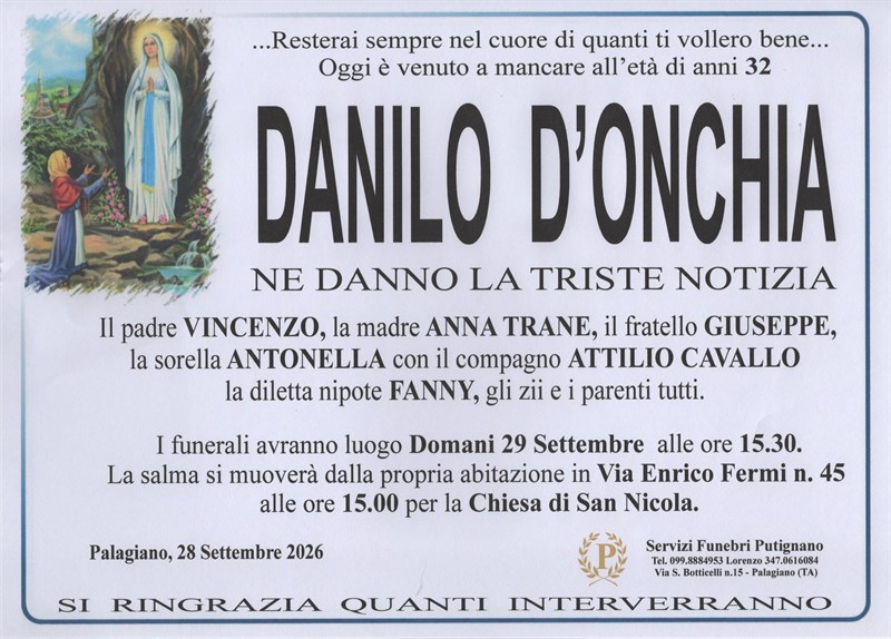 manifesto funebre