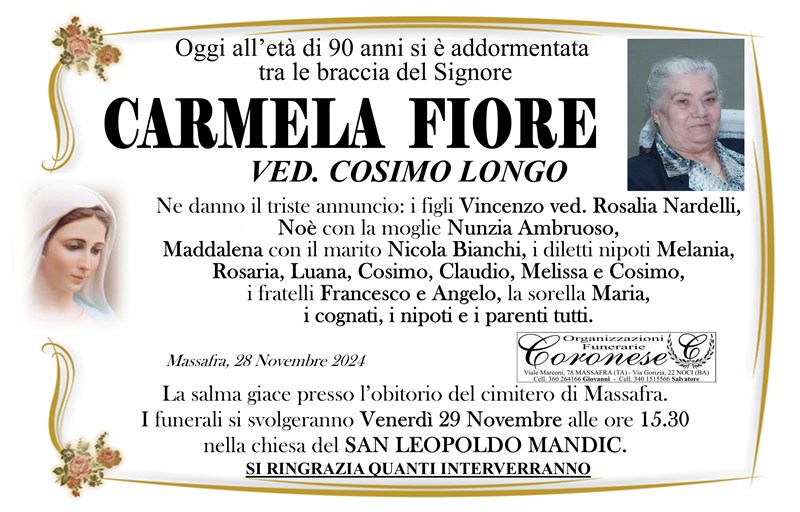 manifesto funebre