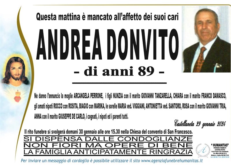 Trigesimo di Andrea Donvito