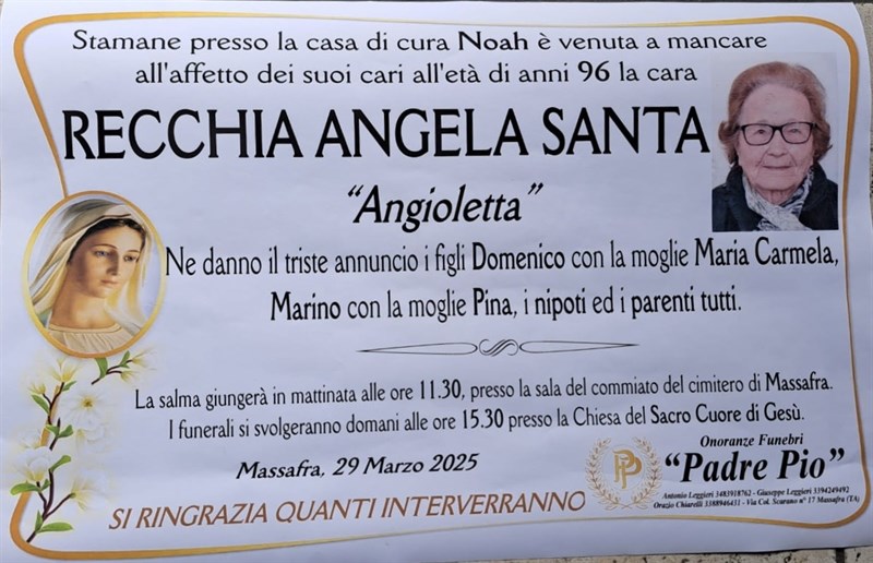 manifesto funebre