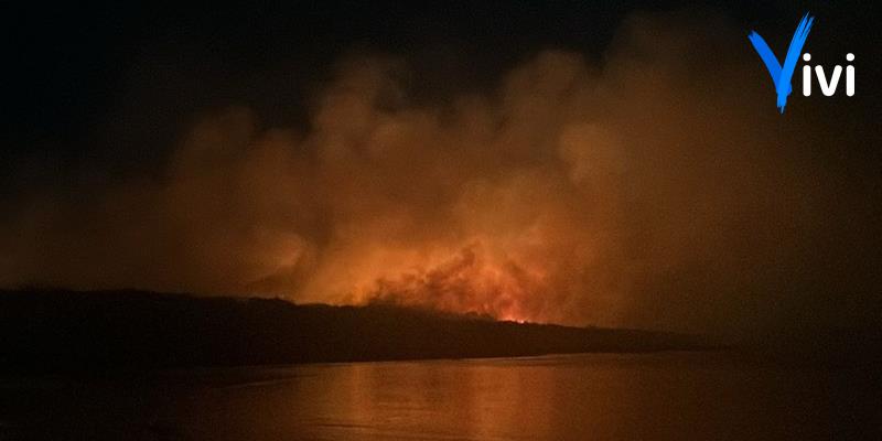 Incendio nei pressi di Verde Mare, distrutta la macchia mediterranea