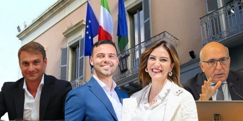 Da sinistra: Ramunno, Putignano, Cardillo e Fisicaro