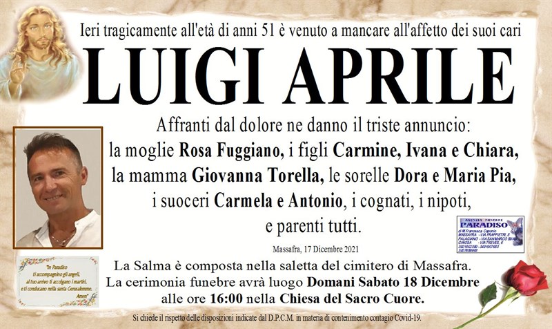 Anniversario di Luigi Aprile