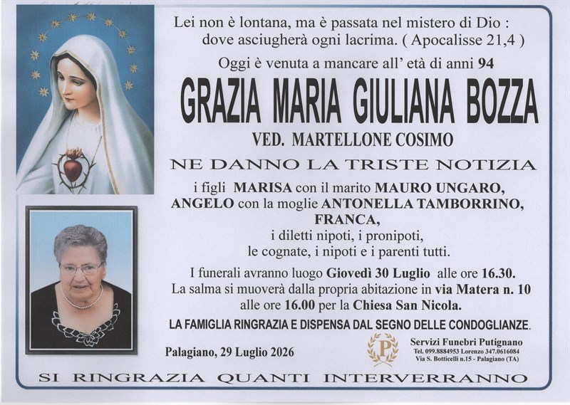 manifesto funebre