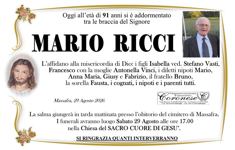 manifesto funebre