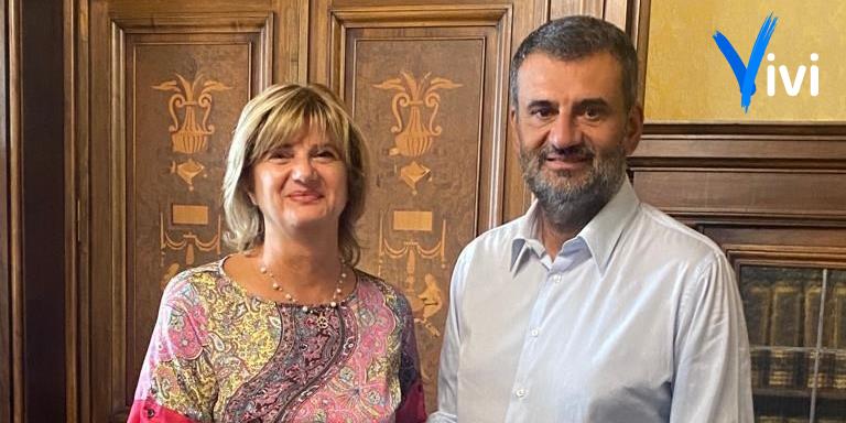 Maria Rosaria Guglielmi e Antonio Decaro Maria Rosaria Guglielmi e Antonio Decaro