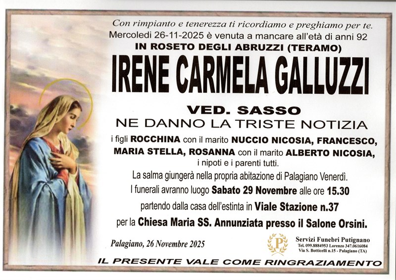 IRENA CARMELA GALLUZZI