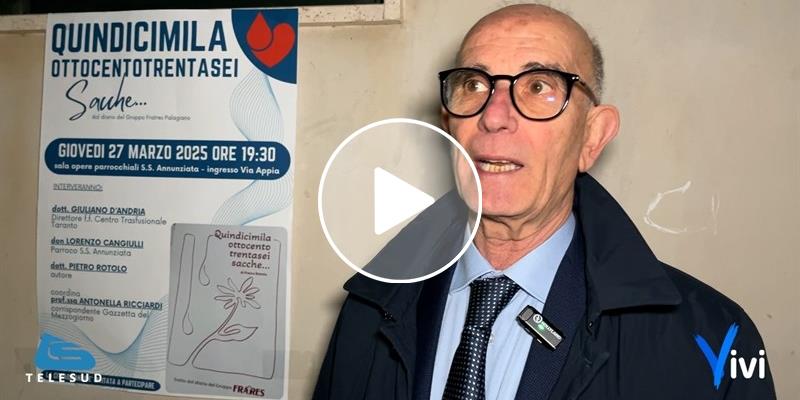 Fratres Palagiano, 15.836 volte grazie alla vita