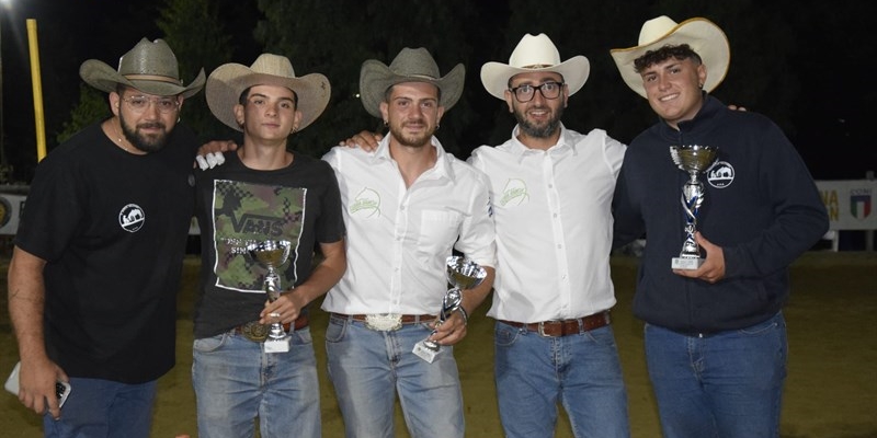 I fratelli Semeraro protagonisti alla Gimkana western di Roggiano