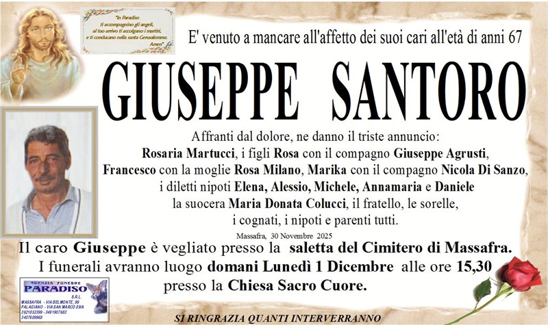 Trigesimo di Giuseppe Santoro