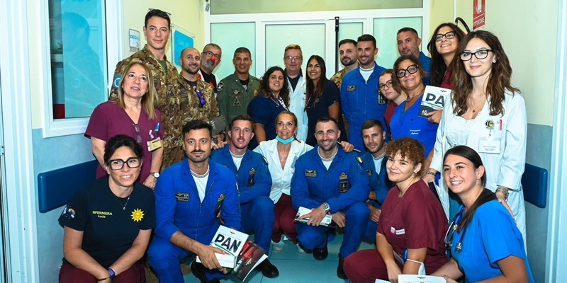 I piloti delle Frecce Tricolori al SS. Annunziata