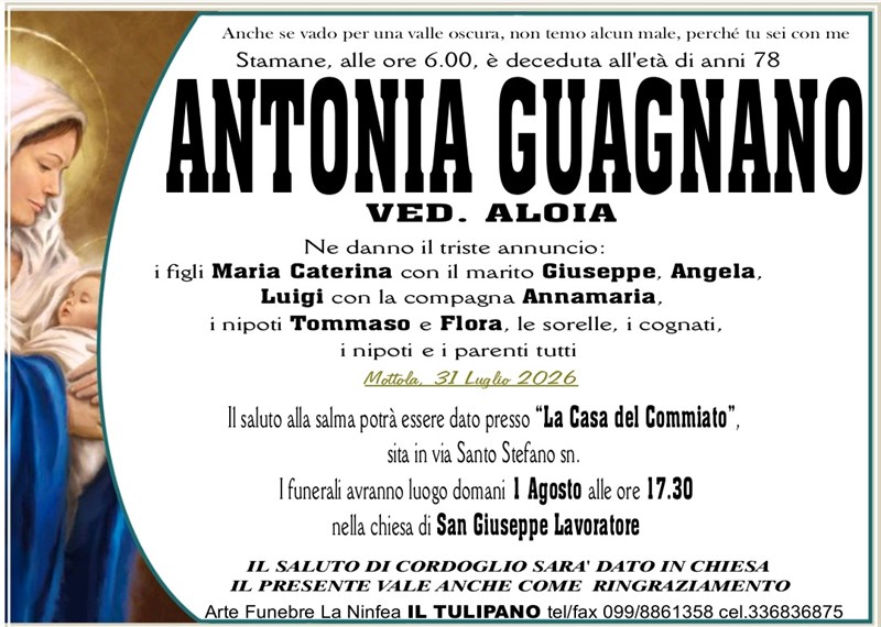 manifesto funebre