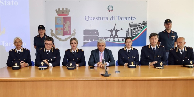 I nuovi dirigenti della Questura di Taranto I nuovi dirigenti della Questura di Taranto
