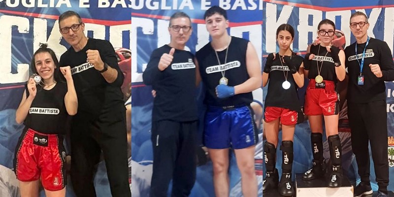 I premiati del Team Battista di Massafra I premiati del Team Battista di Massafra