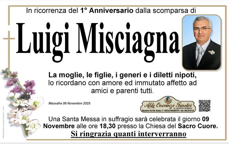 Anniversario di Luigi Misciagna