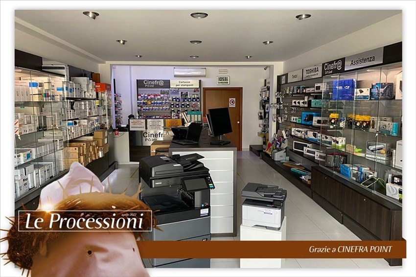 Grazie di cuore a Cinefra Point - vendita, noleggio e assistenza tecnica fotocopiatori. Concessionario di zona Toshiba