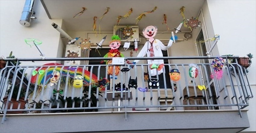 L'unico partecipante al concorso "Balcone più originale"