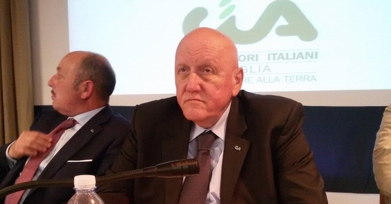 Raffaele Carrabba, presidente regionale di CIA Agricoltori Italiani della Puglia Raffaele Carrabba, presidente regionale di CIA Agricoltori Italiani della Puglia