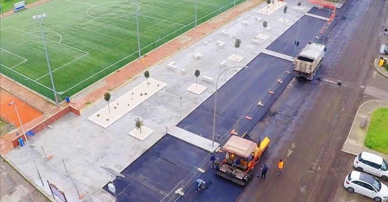 Lavori nel quartiere Bachelet di Palagiano Lavori nel quartiere Bachelet di Palagiano
