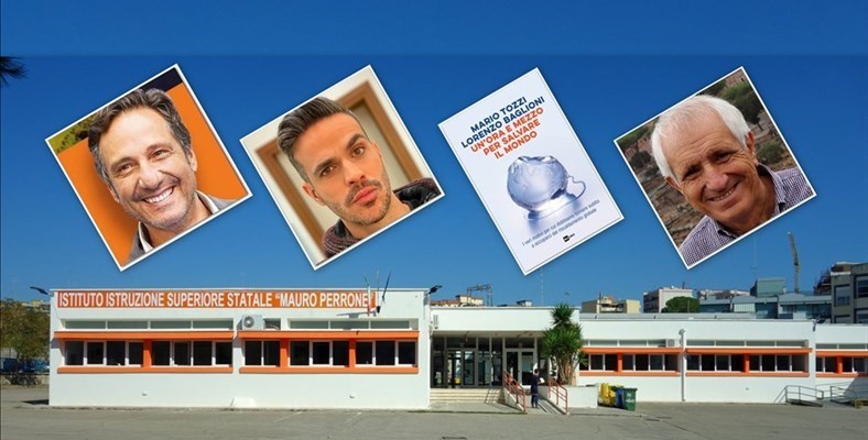 La Terra da raddrizzare: Tozzi e Baglioni con Roberto Ippolito a scuola a Castellaneta