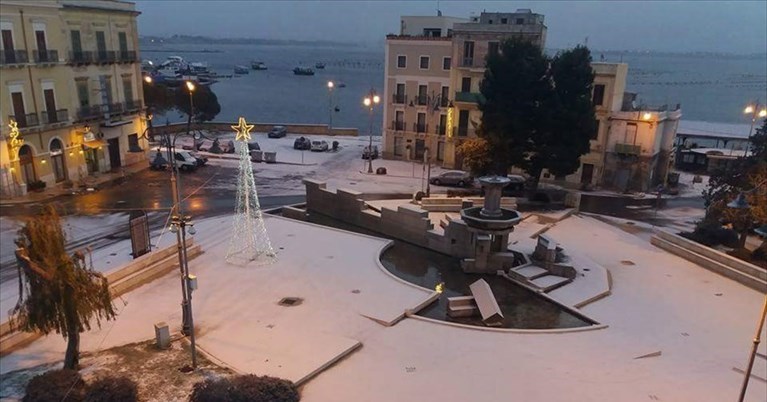 Neve a Taranto Neve a Taranto