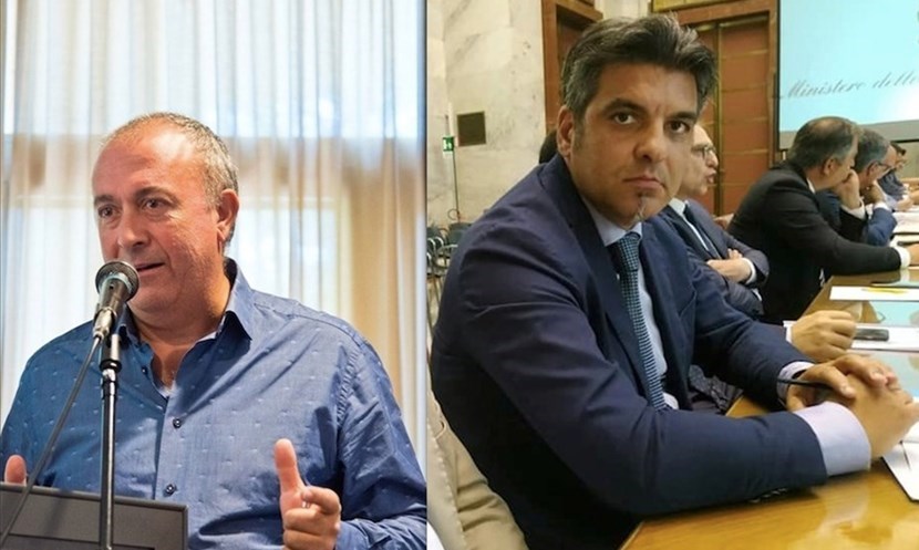 da sinistra Vito Rubino e Pietro De Padova da sinistra Vito Rubino e Pietro De Padova